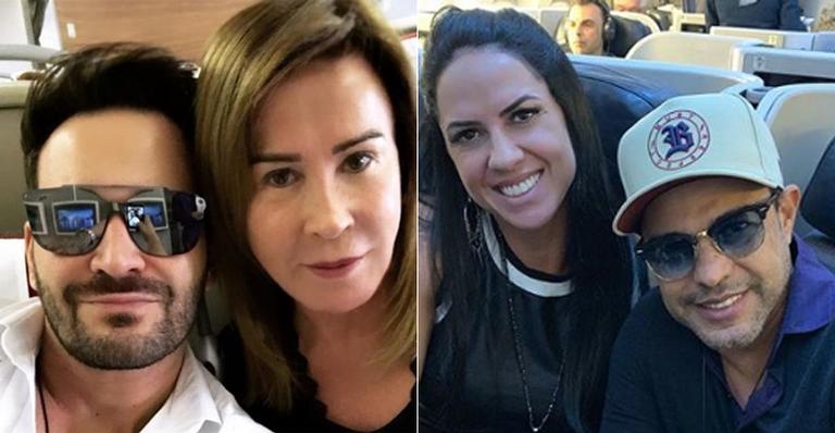 Zilu Camargo e o namorado viajam para o mesmo destino das férias de Zezé e Graciele