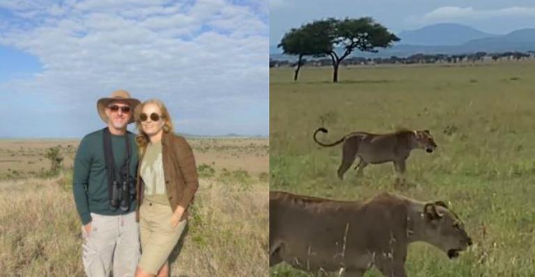 Depois de Moçambique, Luciano Huck e Angélica curtem safári na Tanzânia: ”Foi lindo”
