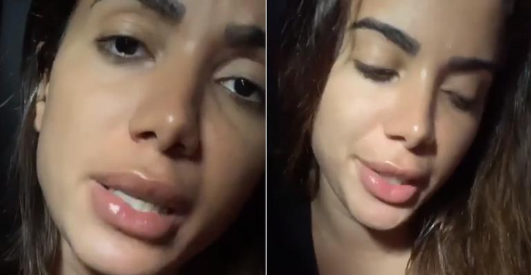Abalada, Anitta diz que não convidou Nego do Borel para show e desabafa: ”Ele não tem me escutado”
