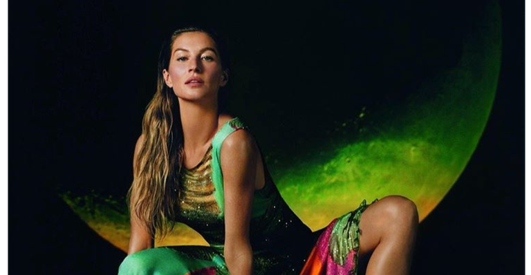 Em noite de eclipse, Gisele Bündchen dá dicas de como se reequilibrar