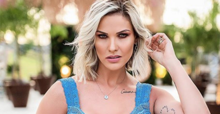 Após festão, Andressa Suita leva um susto ao entrar no jatinho