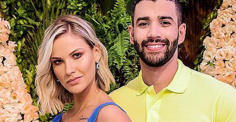 Gusttavo Lima fica impressionado com o tamanho do filho mais velho