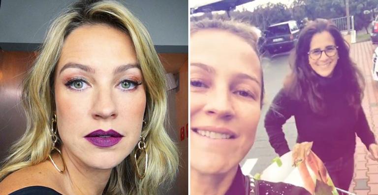Em Portugal, Luana Piovani vai ao mercado acompanhada de Lúcia Veríssimo: ”Programa de madame”