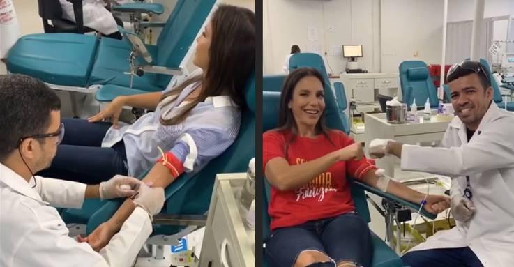 Ivete Sangalo doa sangue em Salvador: ‘É maravilhoso poder ajudar’