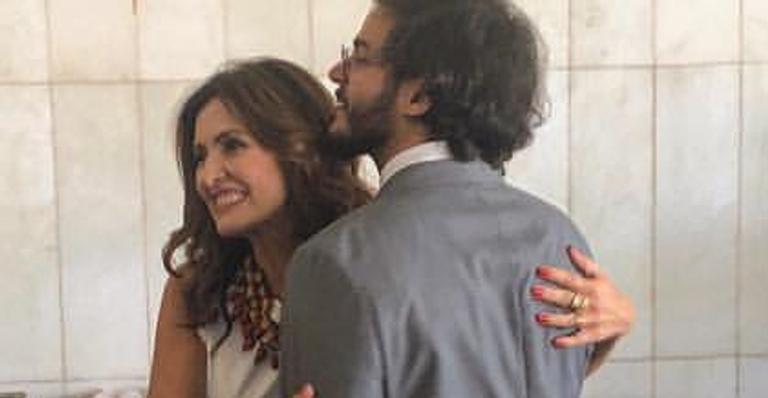 Fátima Bernardes acompanha Túlio Gadêlha em seu primeiro dia na Câmara dos Deputados: ”Minha primeira dama”