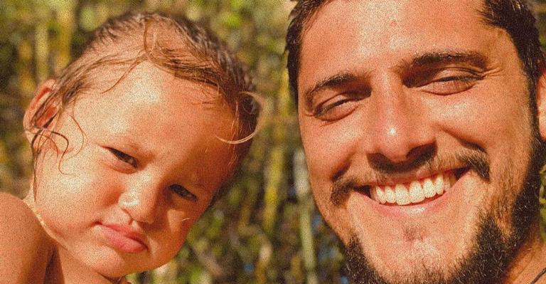 Bruno Gissoni tentar dar bronca na filha Madalena e diverte fãs: ”Você acha bonito?”
