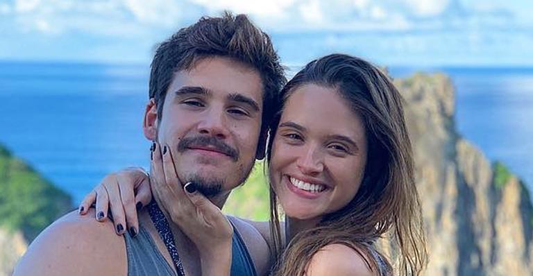 Em Noronha, Juliana Paiva abre o coração e se declara para Nicolas Prattes: ”Achei você”