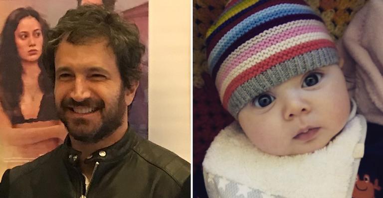 Vovô coruja! Caco Ciocler flagra momento fofo do filho, Bruno, com a neta, Elis
