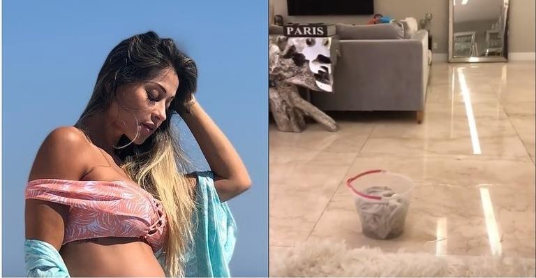 Mayra Cardi sofre com a chuva no Rio de Janeiro e tem sua casa alagada: “Casa inteira alagou”