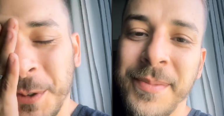 Junior Lima reclama de saudades do filho: ”Só quem é pai sabe”