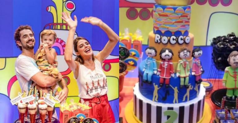 Rafa Brites e Felipe Andreoli revelam os bastidores da festa de dois aninhos do filho