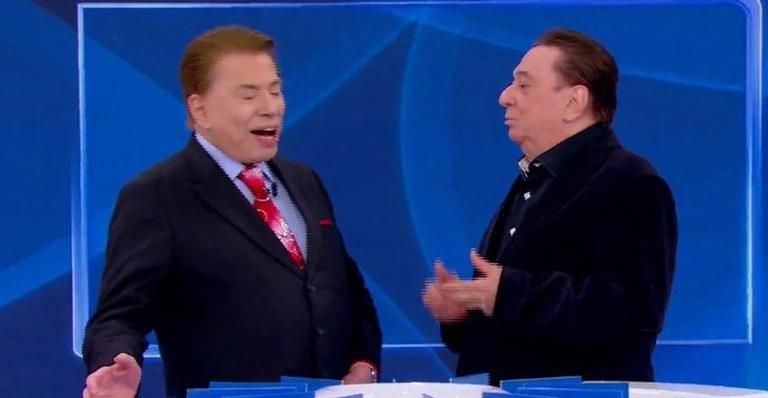 Raul Gil compartilha clique antigo e aparece galã ao lado de Silvio Santos