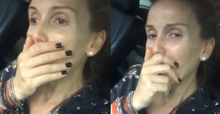 Mariana Ferrão chora ao revelar como contou para o filho a morte de Ricardo Boechat
