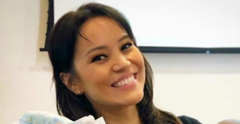 Geovanna Tominaga completa 23 semanas de gestação e exibe barriguinha saliente