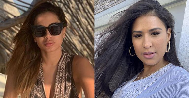 Após rumores de briga, Anitta e Simone surgem juntas novamente