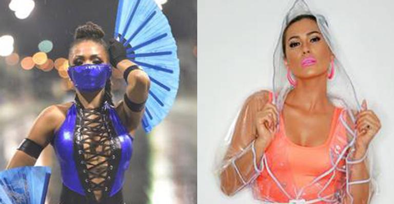 Lívia Andrade se pronuncia e nega que tenha tentado ofuscar Rainha em ensaio no Sambódromo