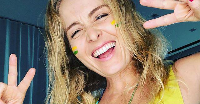 Angélica treina com a ”presença ilustre” de Ingrid Guimarães e diverte fãs