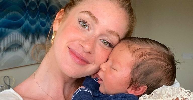 Madrinha coruja, Marina Ruy Barbosa celebra mesversário de afilhado: “Responsabilidade e privilégio”