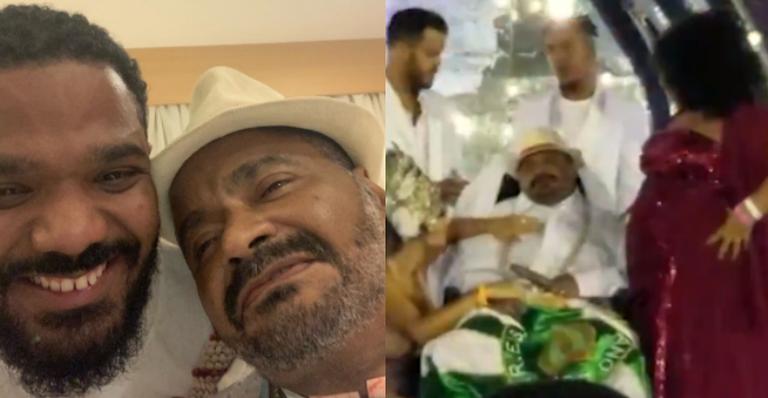 Surpresa! Arlindo Cruz é liberado e desfila ao lado dos filhos na X-9 Paulistana: ”Foi maravilhoso”