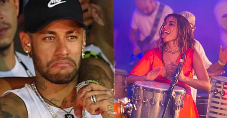 Anitta se pronuncia sobre alfinetada em Neymar Jr durante passagem de seu trio