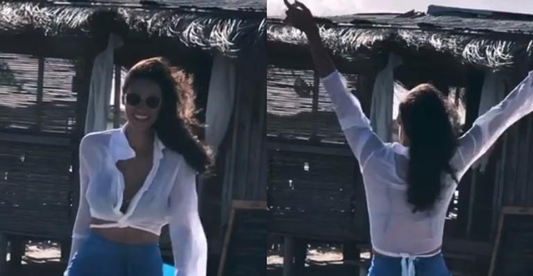 Débora Nascimento surge sorridente e manda indireta: ‘Onde o amor pode ser encontrado?’