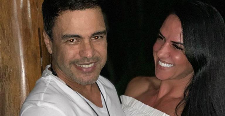 Graciele Lacerda emociona em aparição ao lado dos pais de Zezé Di Camargo