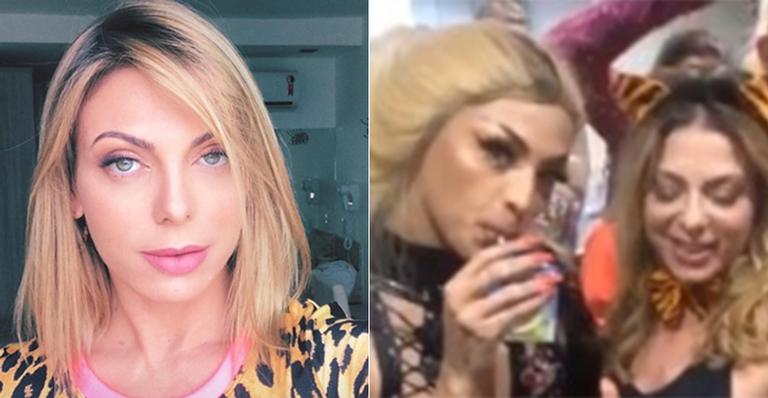 Sheila Mello aparece curtindo trio ao lado de Pabllo Vittar e confessa: ”Melhor Carnaval da minha vida”