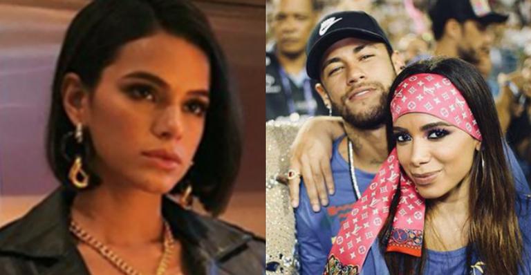 Fã diz que Anitta beijou Neymar Jr. para provocar Bruna Marquezine e cantora se revolta