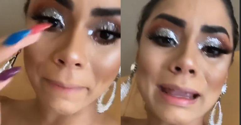 Lexa é vítima de golpe no pós-carnaval e chora: ”Responsável sumiu com o meu dinheiro e sumiu com o trio”