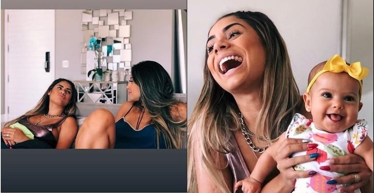 Lexa visita Mayra Cardi e se diverte com Sophia: ”Parceria e irmandade”