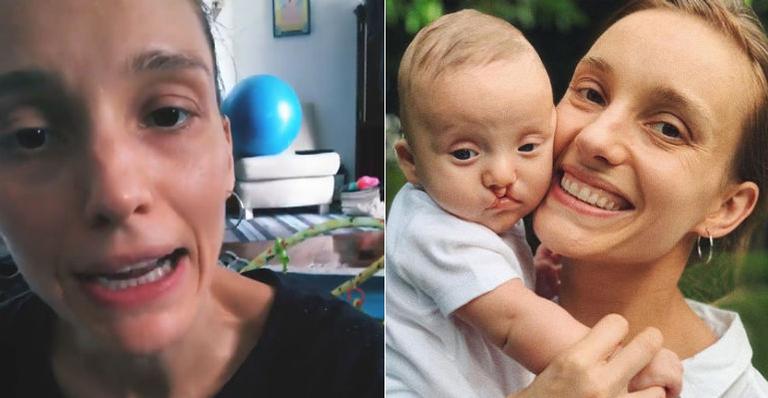 Isabel Hickmann se revolta após seguidor criticar a aparência de seu filho