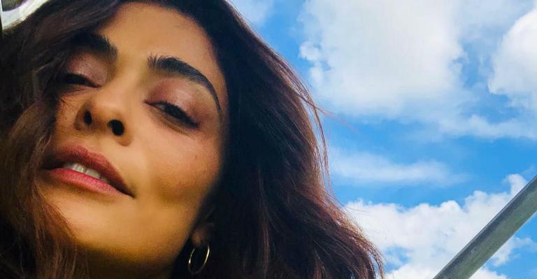 Juliana Paes mostra set de gravação de seu próximo trabalho: ”Olha que lugar louco”