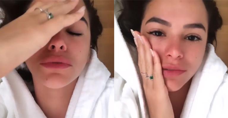 Bruna Marquezine surge ‘acabada’ e jogada no chão: ‘Fiquei loucona’