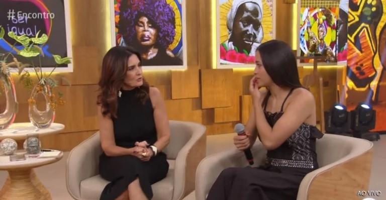 No ‘Encontro’, sobrevivente de massacre em Suzano comove Fátima Bernardes com relato