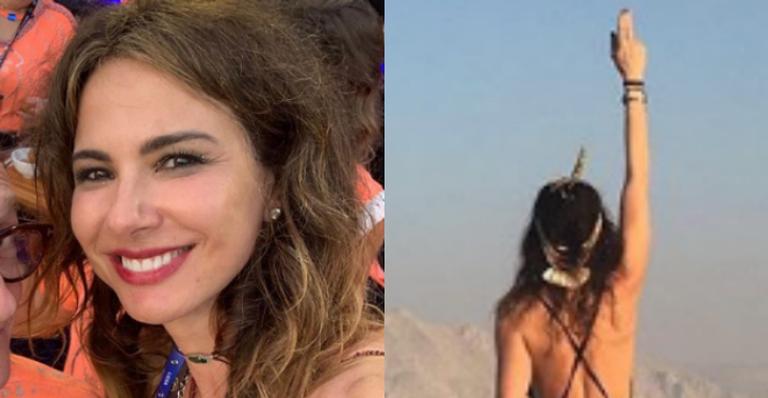 Luciana Gimenez posa de maiô no deserto e encanta fãs com resultado: ”Arrasou”