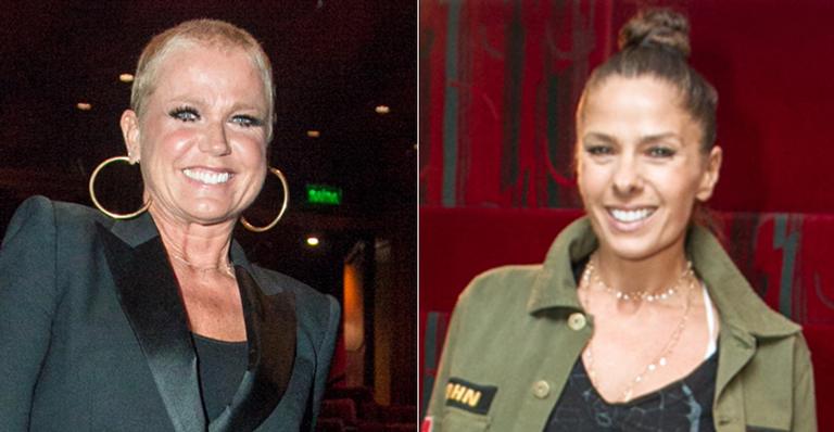 Xuxa Meneghel e Adriane Galisteu surpreendem fãs e vão ao mesmo evento
