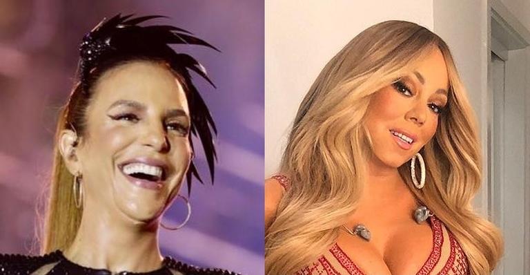 Ivete Sangalo homenageia Mariah Carey: ”Enviando muito amor e energia positiva”