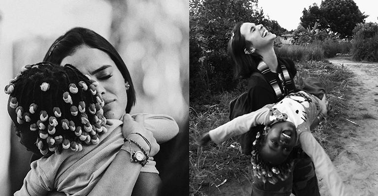 Bruna Marquezine emociona ao mostrar fotos da missão humanitária na África