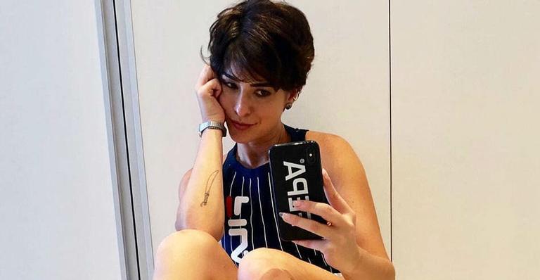 Fernanda Paes Leme se emociona ao relembrar seu primeiro trabalho na TV: “Sandy e Júnior”