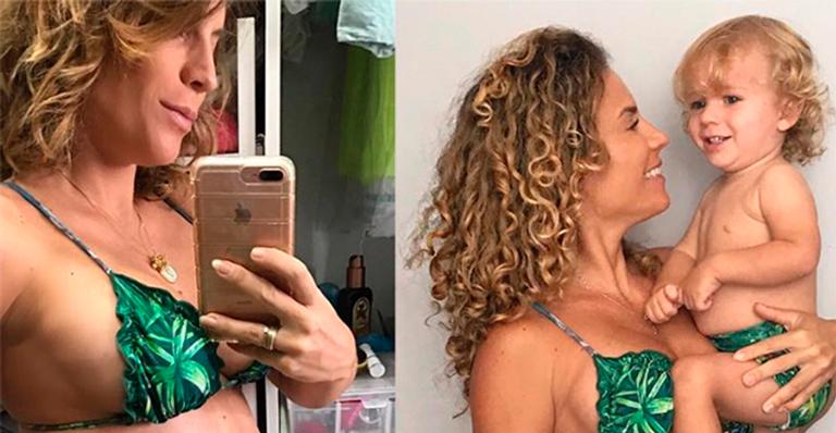 Maíra Charken compara corpo antes e após a maternidade e faz desabafo sincero