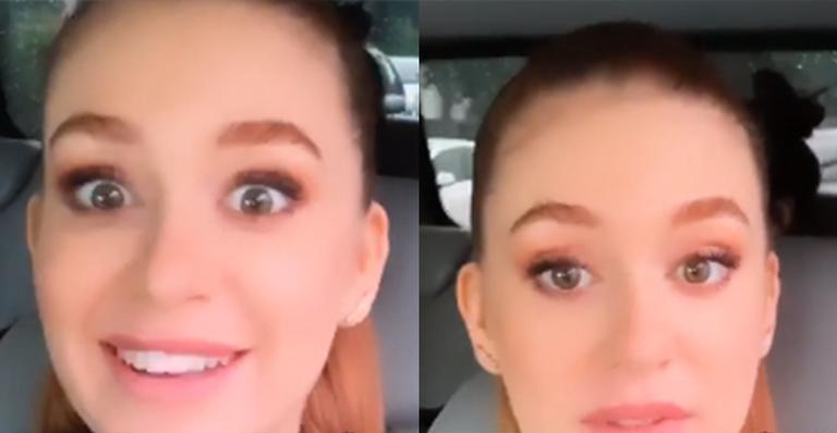 Marina Ruy Barbosa curte noitada com amigas e acorda cedinho pra trabalhar