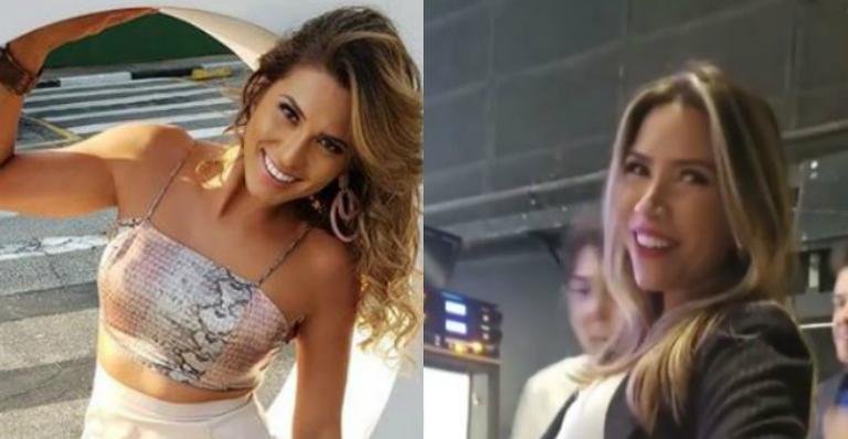 Lívia Andrade flagra Patrícia Abravanel nos bastidores e tamanho da barriga impressiona fãs
