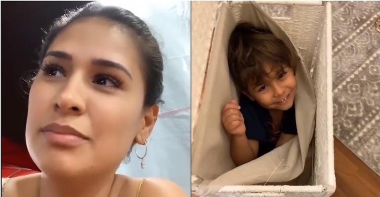 Simone Mendes mostra filho se divertindo com brinquedo perigoso: ”Tenho medo”