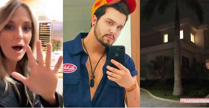 Ticiane Pinheiro fica boquiaberta após conhecer mansão luxuosa de Luan Santana