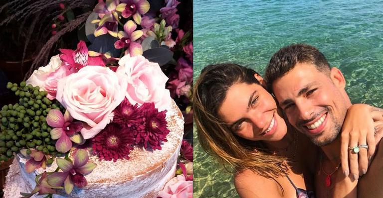 De bolo florido à cortina de luzes; Confira a decoração do casamento de Cauã Reymond e Mariana Goldfarb