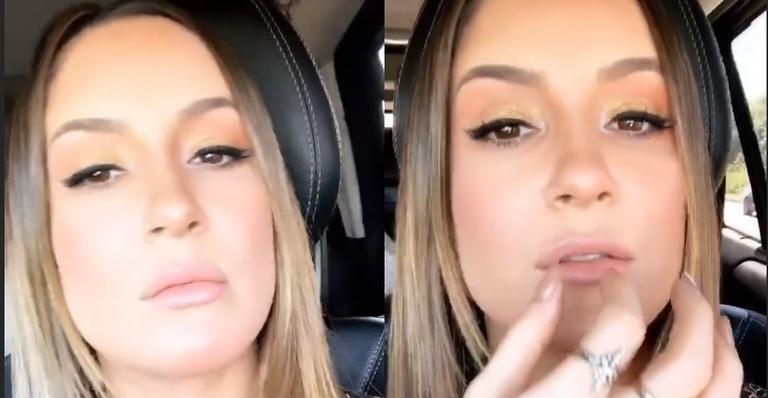 Claudia Leitte percebe detalhe curioso em sua aparência após a gravidez