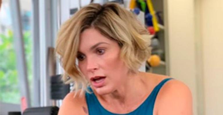 Flávia Alessandra pega firme no treino e brinca: ”Esse é de matar”