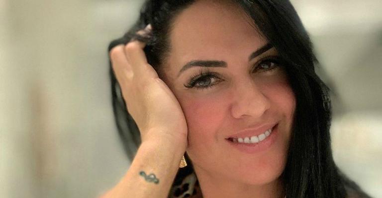 Graciele Lacerda se esforça para treinar à noite e diz: ‘Odeio malhar nesse horário’