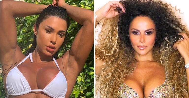 Alfinetada? Gracyanne Barbosa opina sobre Viviane Araújo: ”É uma fã do meu marido”