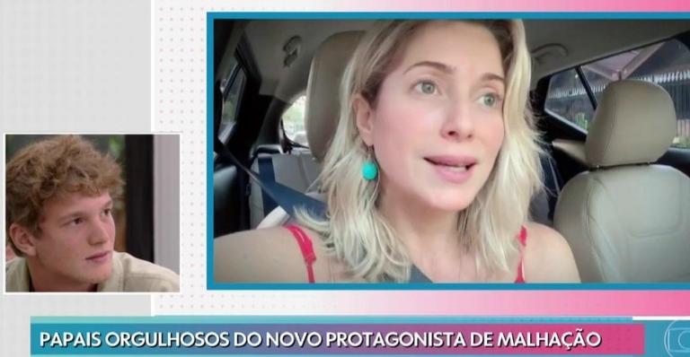 No ‘Mais Você’, Letícia Spiller e Marcelo Novaes arrancam lágrimas do filho, Pedro